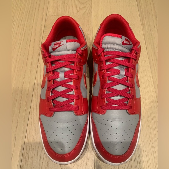 Nike dunk low UNLV sz 13 DD1391-002 red grey white - Picture 3 of 9